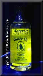 gold arthritis pain relief! gold ionic minerals water